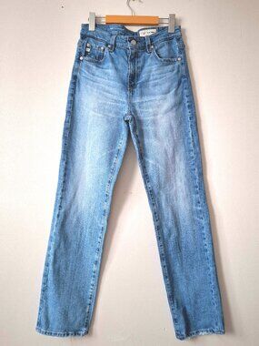 AG Denim Saige High Rise Straight Jeans